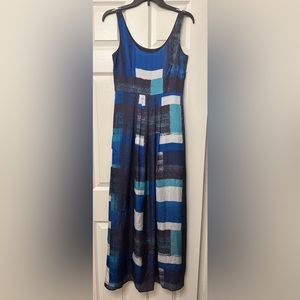 NWT Ann Taylor color block maxi Dress size 0